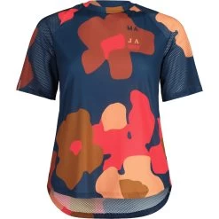 Maloja BüschelschönM. Trail Running Women's Tee - Midnight Primrose 8745