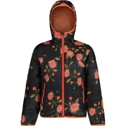 Maloja GenesioU. Alpine Puffer Kids Jacket - Moonless Glowflower 8701