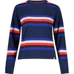 Maloja KarrosterM. Heavy Cotton Longsleeve Women's - Midnight Stripe 8621