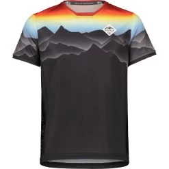 Maloja RitterspornB. Trail Kid's Tee - Moonless Multi 0821
