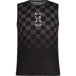 Maloja SchrockenM. Baselayer Tank - Moonless Check 8235