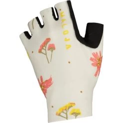Maloja SerbotaM. Cycle Gloves - Glacier Milk Wildflowers 8736