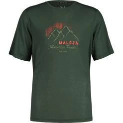 Maloja SichliM. Mountain Tee - Deep Forest 0550