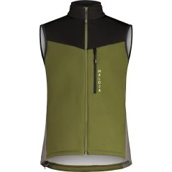 Maloja TozzagoM. Cycle Thermal Windblock Vest - Moss Multi 0562