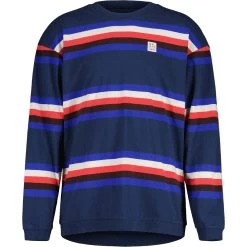 Maloja TschirgantM. Heavy Cotton Longsleeve - Midnight Stripe 8621