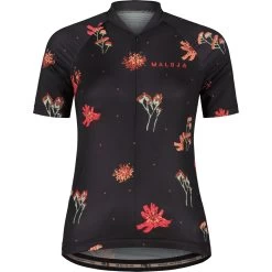 Maloja VanilM. AOP 1/2 Cycle Women's Jersey - Moonless 0817
