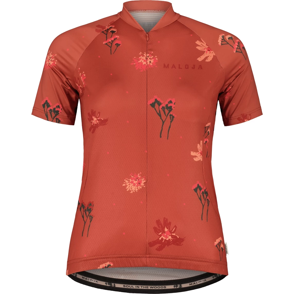 Maloja VanilM. AOP 1/2 Cycle Women's Jersey - Rosehip 8674