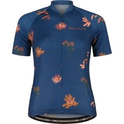 Maloja VanilM. AOP 1/2 Cycle Women's Jersey - Midnight 8581
